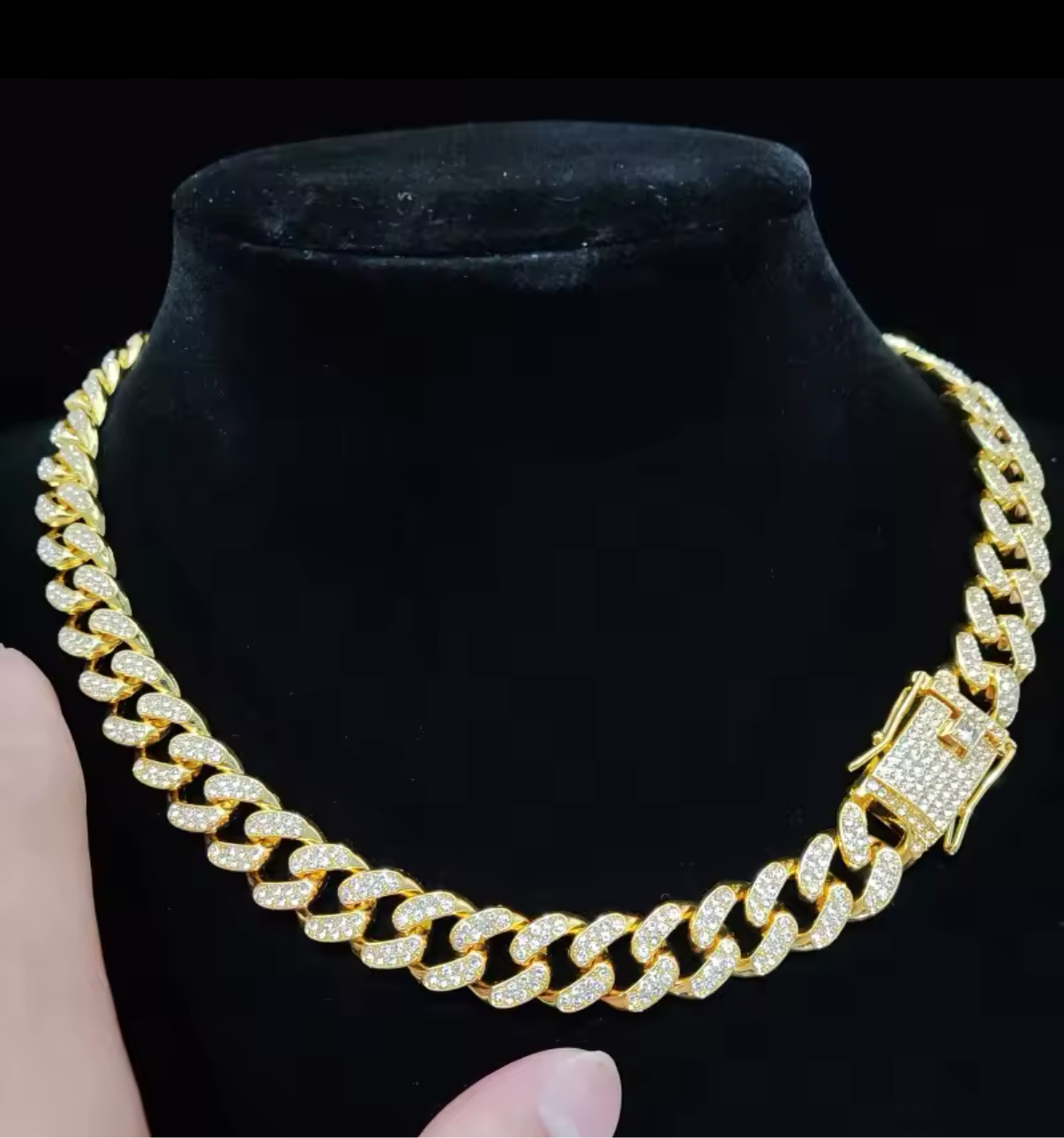 Gold and Silver 13mm Cuban Chain